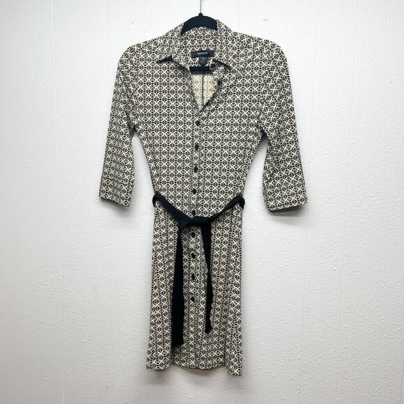 Express Career Workwear Business Feminine Old Money Refined Womens Dress Size 4 - Picture 1 of 13